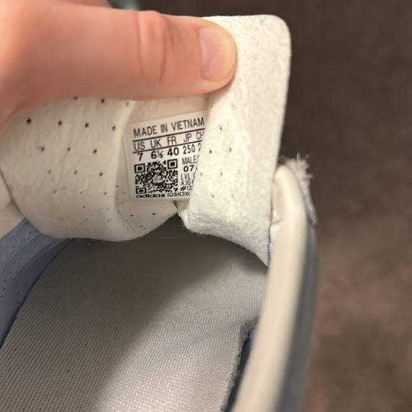 GAZELLE INDOOR SHOES Blue Dawn / Collegiate Burgundy / Collegiate Green - Picture 5 of 5